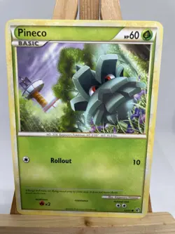 Pineco - Vintage Rare - Undaunted - Pokemon Card - 62/90 - Image 1