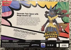 Pokemon Ascended Heroes Mega Lucario Premium Poster Collection Sealed Box - Image 2
