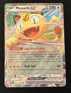 Meowth EX 062/088 Double Rare Perfect Order Pokemon TCG LP-EX - Image 1