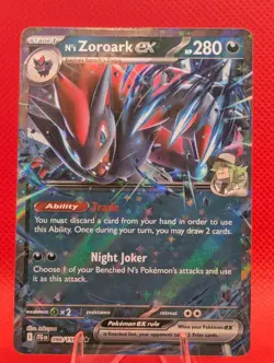 N'S ZOROARK EX 098/159 DOUBLE RARE JOURNEY TOGETHER POKEMON NM/M N'S ZOROARK EX - Image 1