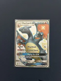 Pokemon TCG Charizard GX Hidden Fates Holo Full Art Ultra Rare Card SV49/SV94 - Image 3