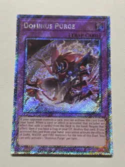 Dominus Purge (PSR) RA05-EN150 Platinum Secret Rare Yugioh Rarity Collection 5 - Image 1