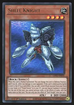 Shell Knight - GFP2-EN016 - Ultra Rare - 1st Edition Yugioh - Image 1