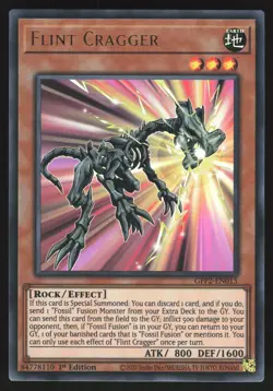 Flint Cragger - GFP2-EN015 - Ultra Rare - 1st Edition Yugioh - Image 1