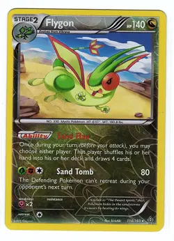 Flygon 110/160 XY - Primal Clash Reverse Holo Rare - Pokemon Card LP - Image 1