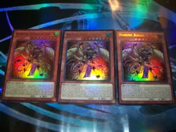 3x Duamutef, Blessing of Horus 1st Edition Ultra Rare CH02-EN023 Yu-Gi-Oh! - Image 1