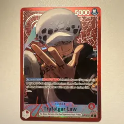 Trafalger D. Water Law (Alt Art) OP14-001 L The Azure Sea's Seven - ONE PIECE - Image 1