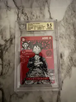 One Piece Monkey D. Luffy ST21-014 Magazine Promo BGS 9.5 - Image 1