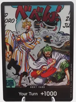 DON!! Card (Sanji & Zoro) OP06 One Piece Card - NM - Image 1