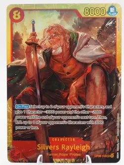 Silvers Rayleigh OP08-118 SEC Two Legends One Piece Trading Card Game - NM/M - Image 1