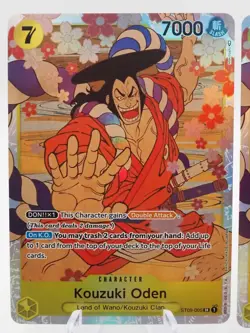 Kouzuki Oden ST09-005 SR One Piece TCG - Image 2