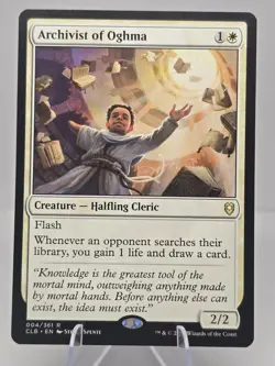 MTG - Archivist of Oghma - Battle for Baldur's Gate - CLB - #4 NM - Image 1
