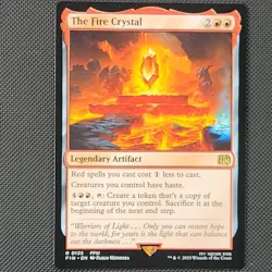 The Fire Crystal R 0135 Final Fantasy FIN Magic MTG pack fresh EN English - Image 1
