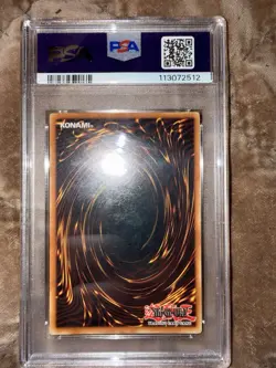 Konami Yu-Gi-Oh! Elemental Hero Air Neos Ultra Rare STON-EN034 1st Ed PSA 7 Holo - Image 2