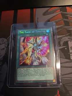 Yugioh The Gaze of Timaeus MZMU-EN013 Secret Rare 1st Edition NM - Image 1