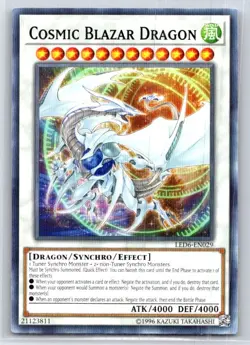 Cosmic Blazar Dragon Common Legendary Duelists: Magical Hero LED6-EN029 LP - Image 1