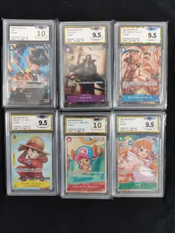 2025 One Piece TCG JPN P-106 P P-103 P Monkey D Luffy Lot*6 PGS 9.5 LU57 - Image 2