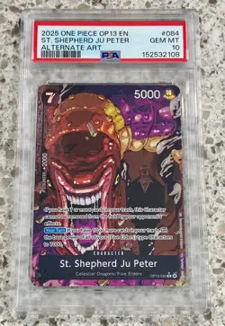 One Piece OP13 Carrying On His Will - Five Elders Demon Pack Sequential PSA 10 - Image 4