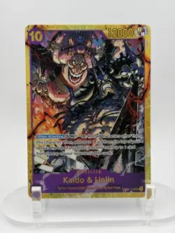 Kaido & Linlin OP08-119 SEC One Piece Two Legends Foil NM ENGLISH - Image 1