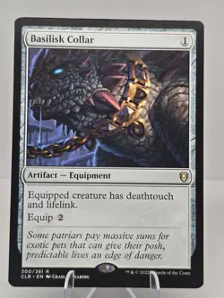MTG - Basilisk Collar - Battle for Baldur's Gate - CLB - #300 NM - Image 1
