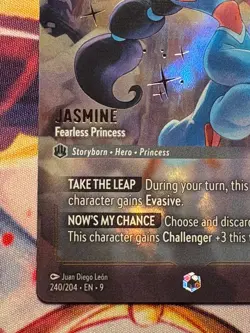 Disney Lorcana - JASMINE - Fearless Princess Enchanted Card - 240/204 FABLED - Image 5