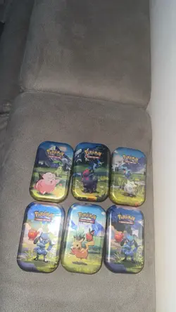 TCG Mega Evolution-ascended Heroes- Mini Tin-New Sealed Pokemon X6 - Image 1