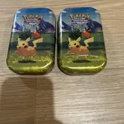 Pokemon TCG - Mega Evolution Ascended Heroes Mini Tin Pikachu X2 New £ Sealed - Image 1