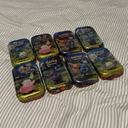 Pokemon TCG Mega Evolution Ascended Heroes Mini Tin Bundle X8 New Sealed - Image 1