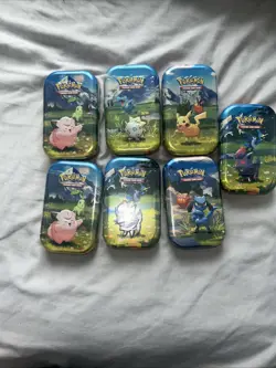 TCG Mega Evolution-ascended Heroes- Mini Tin-New Sealed Pokemon X7 - Image 1
