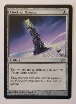MTG - Clock of Omens - Fifth Dawn 110/165 - Regular Uncommon - Artifact Combo - Image 1