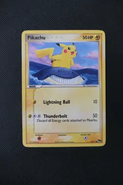 Pokemon TCG Pikachu Pop Series 5 12/17 Non Holo Card 2007 - Image 1