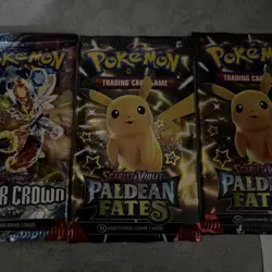 Paldean Fates Booster Bundle x 4 Plus 1 Stellar Crown English Pokemon TCG Cards - Image 2