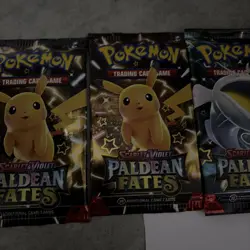 Paldean Fates Booster Bundle x 4 Plus 1 Stellar Crown English Pokemon TCG Cards - Image 3