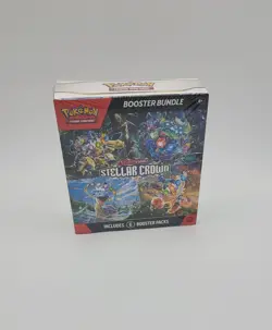 🔥Pokemon TCG Stellar Crown Booster Bundle Box Factory Sealed 6 Packs -US seller - Image 1
