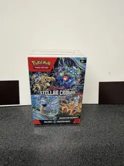 Pokemon TCG Stellar Crown Booster Bundle 6 Pack Factory Sealed - Image 1