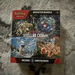 Pokemon TCG: Scarlet & Violet Stellar Crown Booster Bundle Box (6 Booster Packs) - Image 1