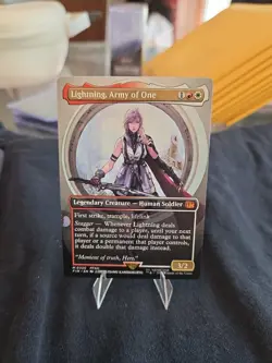 Lightning, Army of One (0320) (Borderless) Final Fantasy Regular (FIN), MTG NM - Image 2