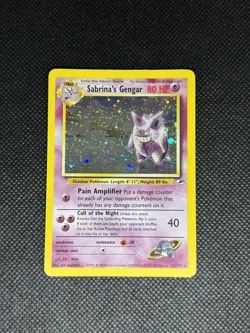 Sabrina's Gengar Holo - in LP/Excellent Condition (See photos) - Gym Heroes 2000 - Image 1