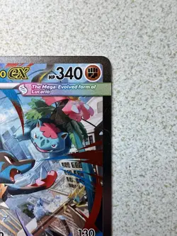 Pokemon Mega Evolution Mega Lucario EX Sir 179/132 English, Near Mint Condition - Image 4