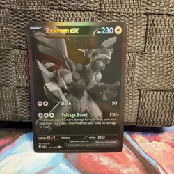 Pokemon TCG Zekrom EX Black Bolt English Card 172/086 S&V - Image 3