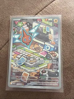 Pokemon TCG Rotom Card 197/182 Destined Rivals Illustration Rare NM - Image 1