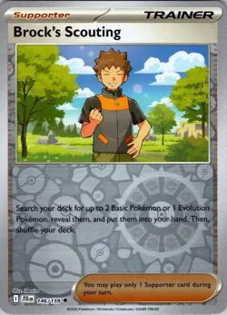 Brock's Scouting 146/159 Sv09: Journey Together Reverse Holo - Image 1