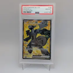 Zekrom ex 158/086 Black Bolt PSA 10 GEM MINT Full Art Graded Pokemon TCG Card - Image 1