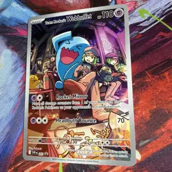 Team Rocket's Wobbuffet 203 Promo Scarlet & Violet Black Star Promo 203 - Image 2