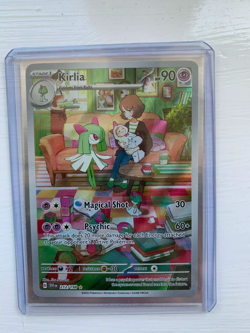 Pokemon TCG Kirlia Scarlet Violet Illustration Rare Card 212/198 NM - Image 1