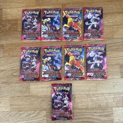 Pokemon TCG Destined Rivals Booster Packs X 9 Brand New Sealed ✅ - Image 1