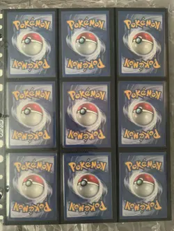 Pokemon TCG Team Rocket Non-Holo Full Set NM-LP Condition + Vintage Binder - Image 3