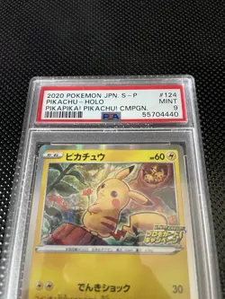 Pokemon Psa 9 Mint - Pikachu 124/S-P - Promo #55704440 - Image 1