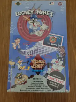 1990 Upper Deck Looney Tunes Comic Ball Series 1 Factory Sealed Box - Image 1