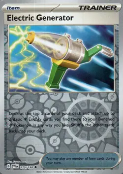 ELECTRIC GENERATOR 170/198 UNCOMMON POKEMON REVERSE HOLO NM - Image 1